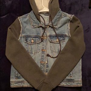 Hooded Denim Jacket